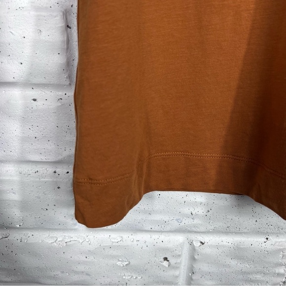 ATHLETA Burnt Orange Crewneck long sleeve knit t-shirt - Picture 7 of 8